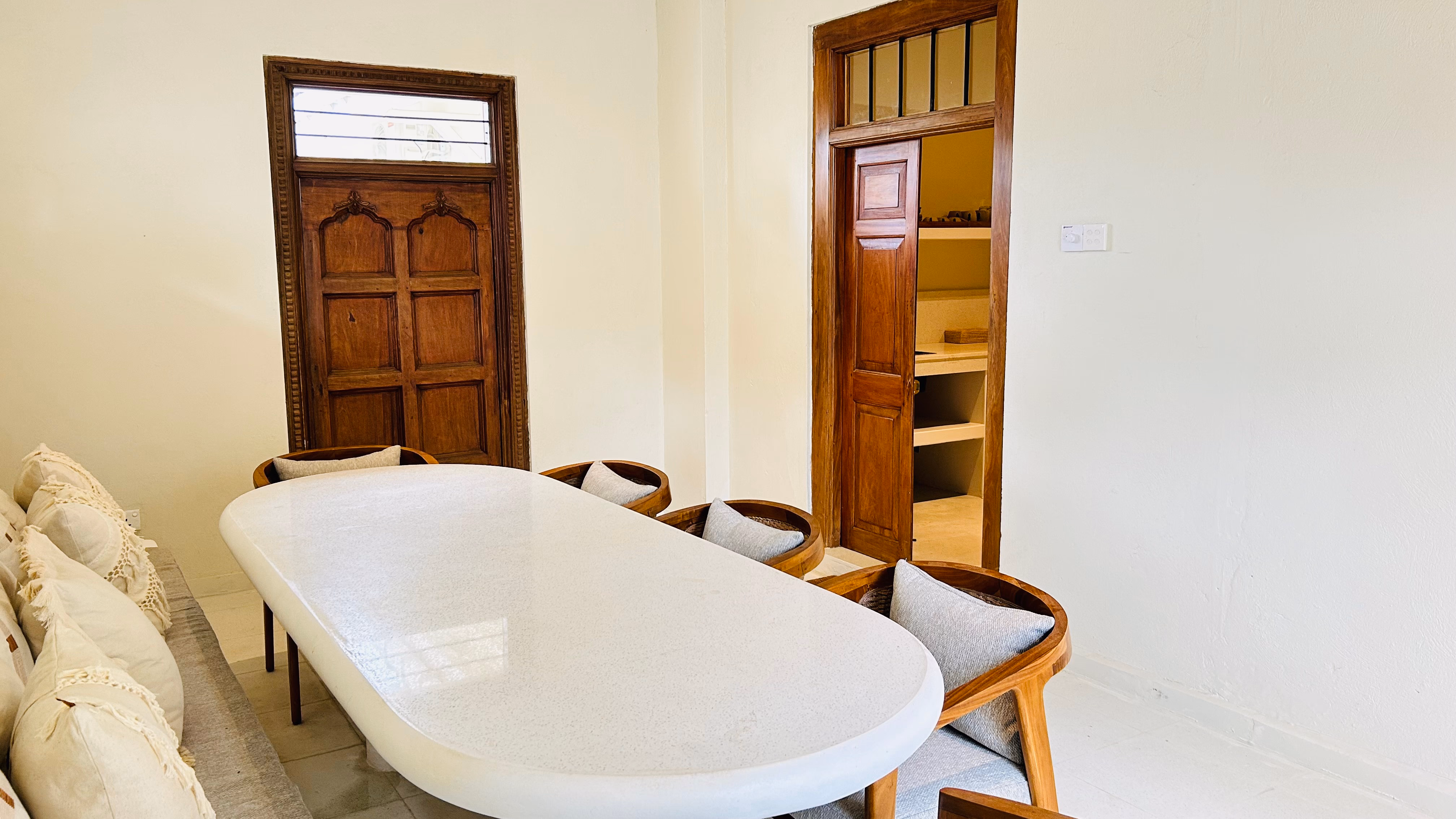 K2 Villa - Elegant master bedroom offering comfort and style.