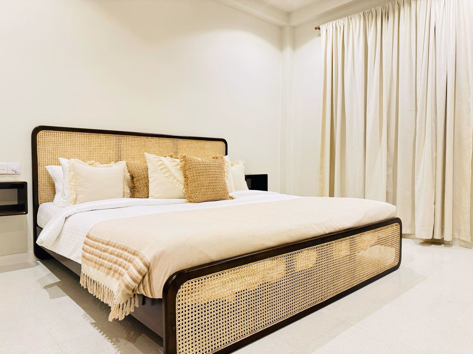 The Suite - Beautifully appointed master bedroom designed for ultimate comfort.