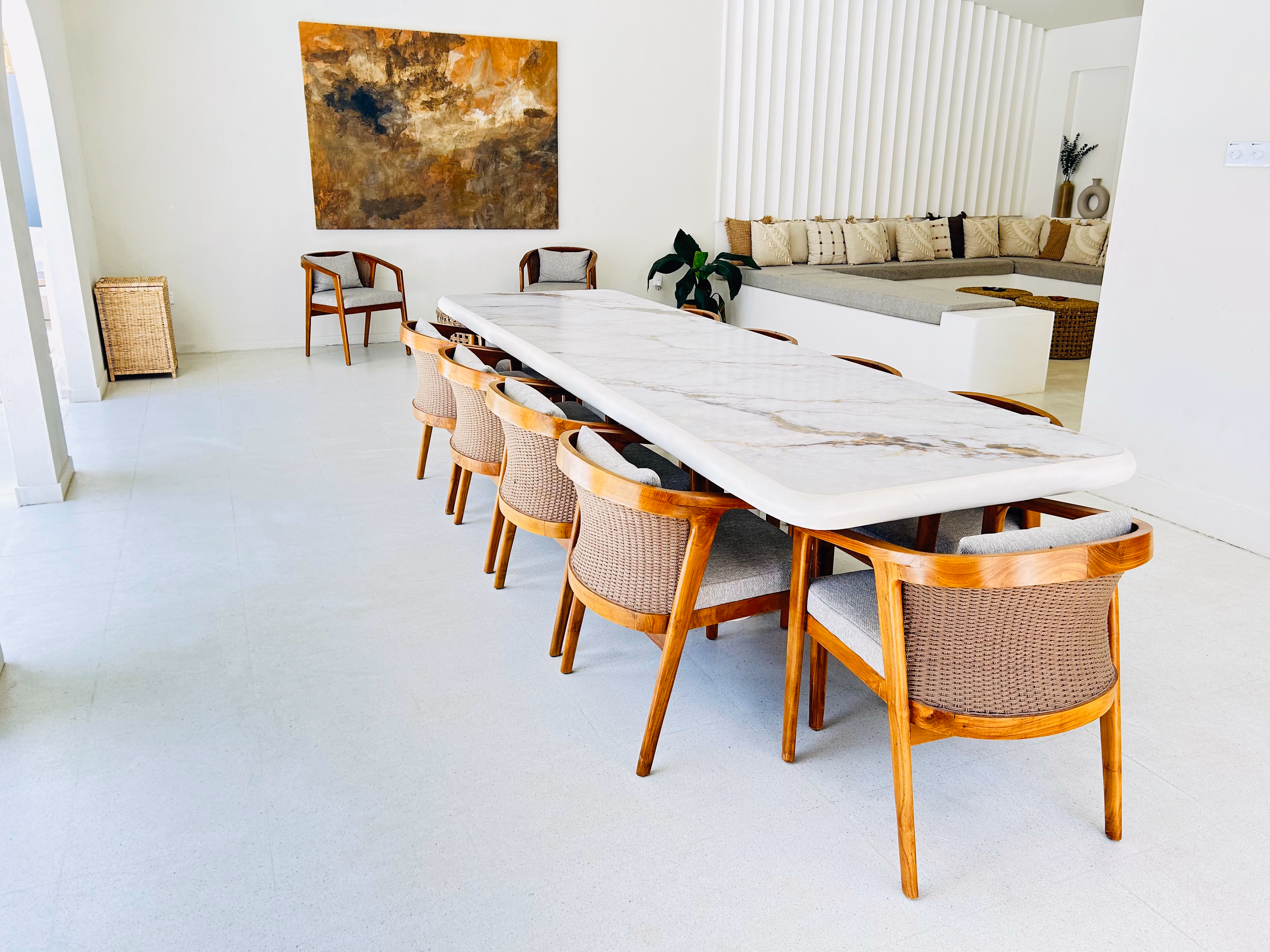 K1 Villa - A vibrant spread of local and international dishes.